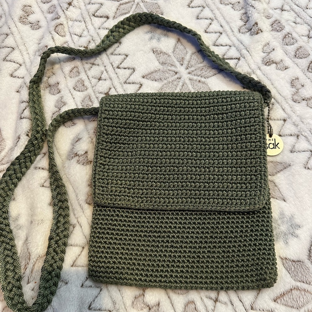 The Sak cross body crochet bag